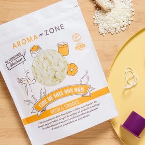 Cire Soja (non OGM) en pastilles Aroma-Zone Cire Soja (non OGM) en pastilles Aroma-Zone